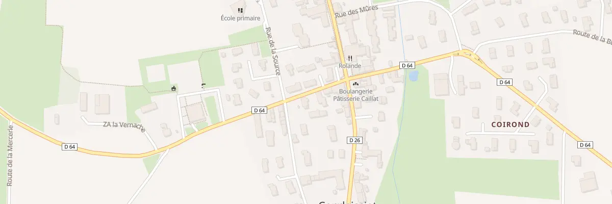 Plan du 81 Rte de Neuville les Dames à Condeissiat