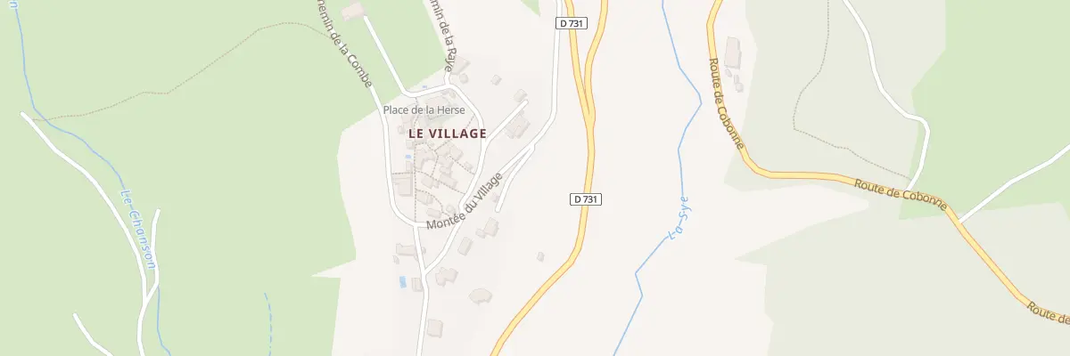 Plan du 1 Mte du Village à Cobonne