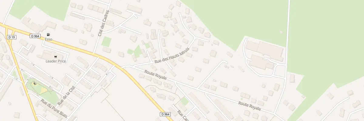 Plan du 8 Rue des Hauts Mirois à Mouzon