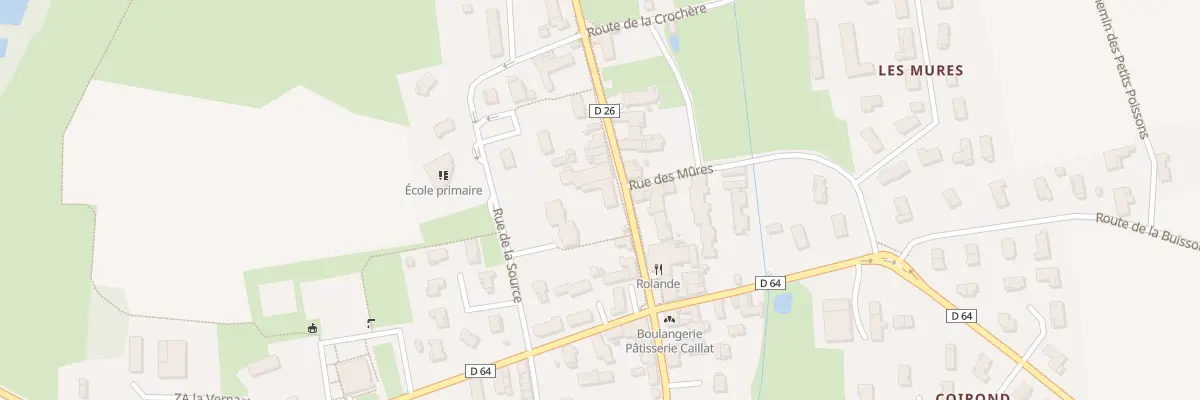 Plan du 99 Rte de la Bresse à Condeissiat