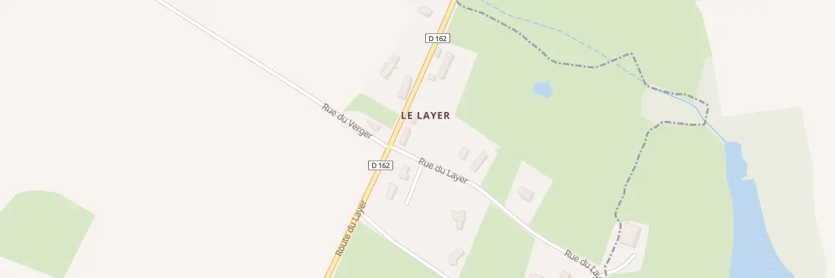 Plan du 10 Rue du Layer à Tronchy