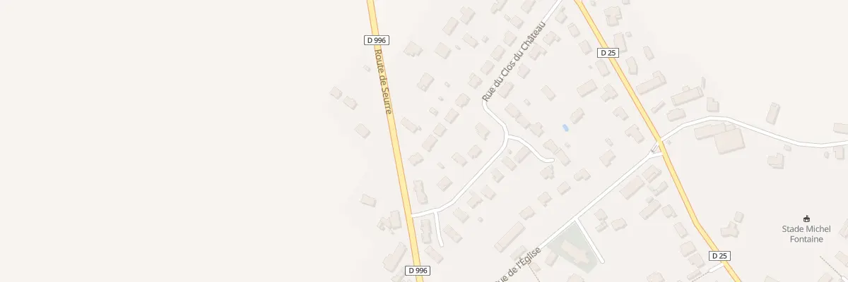 Plan du 7 Rue du Clos du Château à Corcelles-lès-Cîteaux