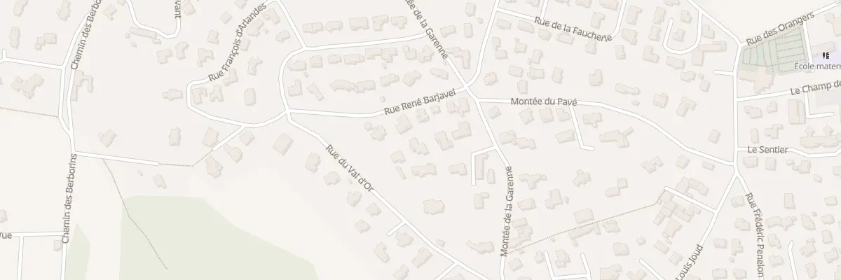 Plan du 95 Rue René Barjavel à Génissieux