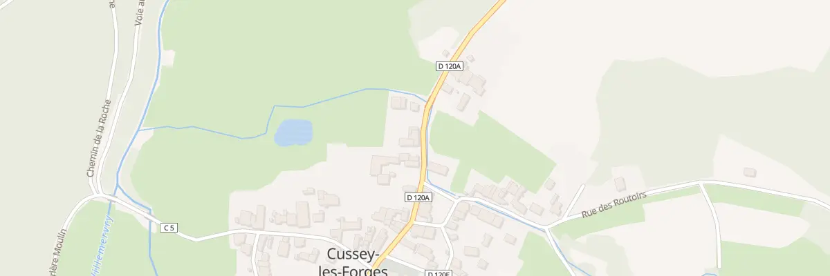 Plan du 15 Rue de Villemoron à Cussey-les-Forges