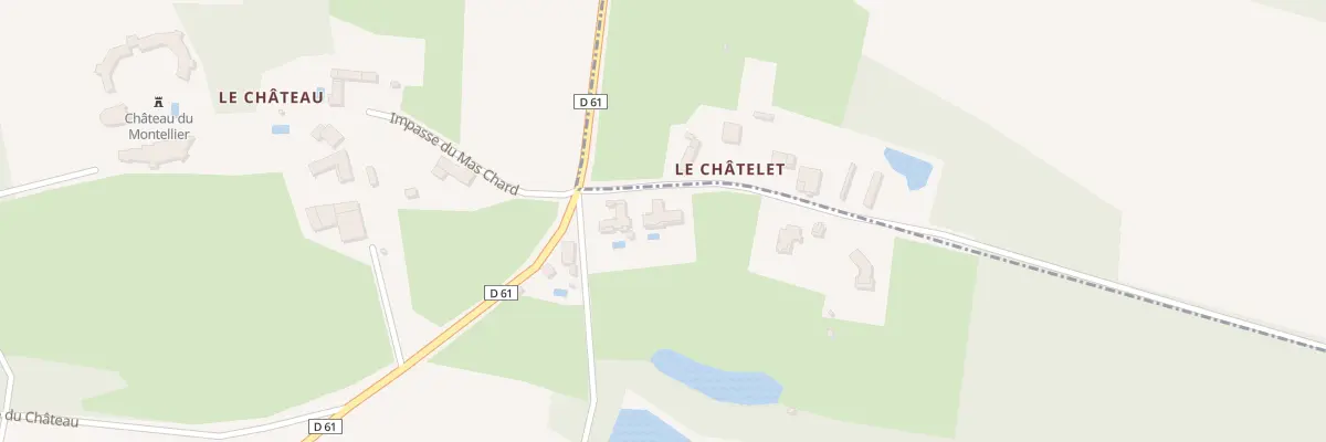 Plan du 44 Che du Grand Etang au Montellier