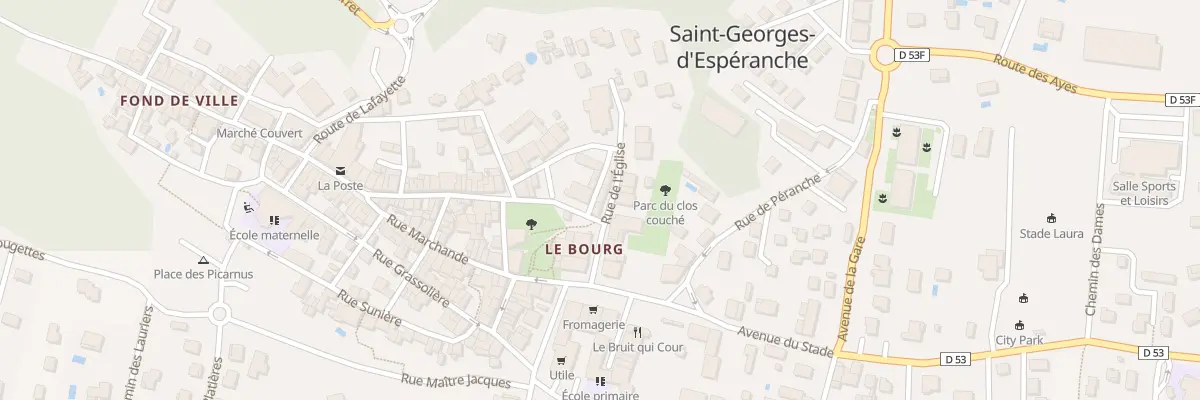 Plan du 10 Rue de l’Eglise à Saint-Georges-d’Espéranche