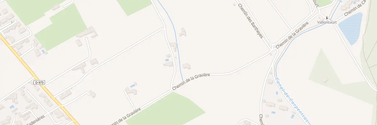 Plan du 301 Che de la Graviere à Cheval-Blanc