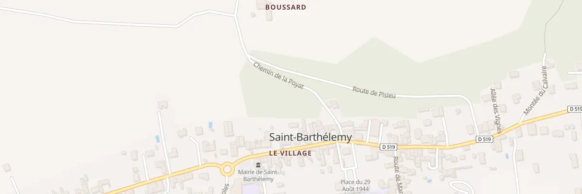 Plan du 139 Rte de Beaurepaire à Saint-Barthélemy