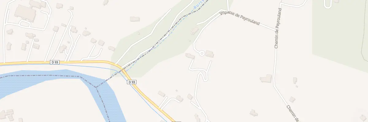 Plan du 190 Imp des Pins à Mirabel-et-Blacons