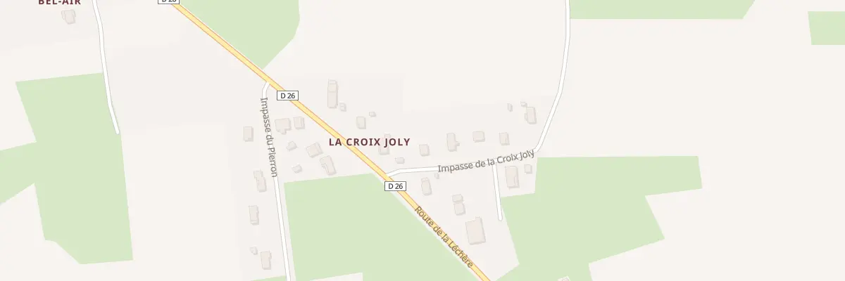 Plan du 47 Imp de la Croix Joly à Marsonnas
