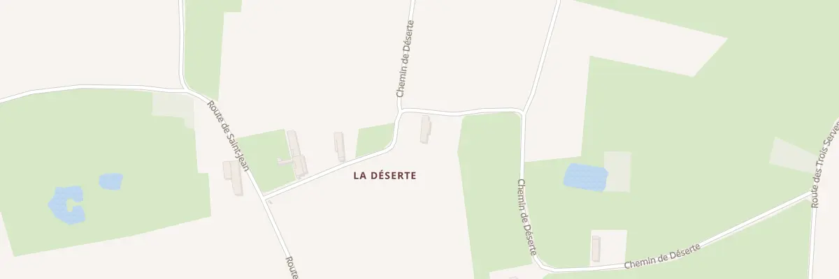 Plan du 256 Che de Déserte à Marsonnas