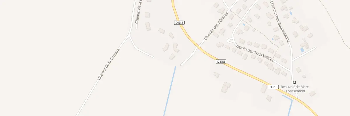 Plan du 58 Imp de la Machère à Beauvoir-de-Marc