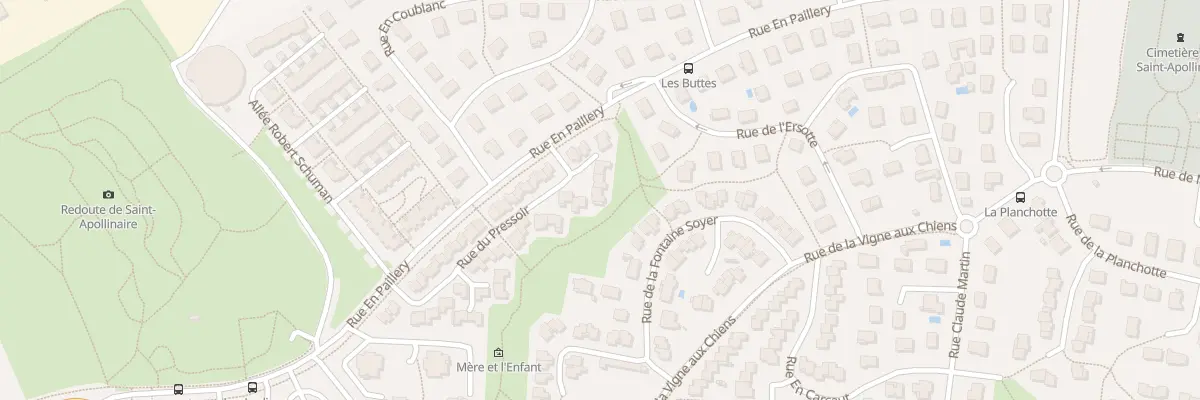 Plan du 38 Rue du Pressoir à Saint-Apollinaire