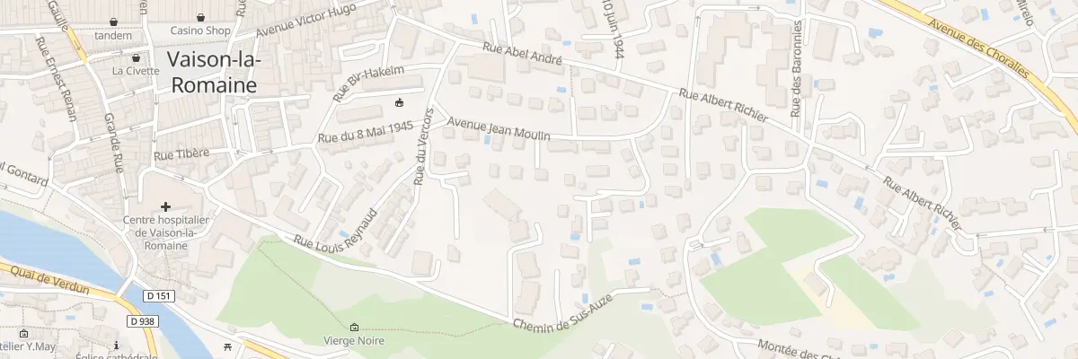 Plan du 6057 Av Jean Moulin à Vaison-la-Romaine