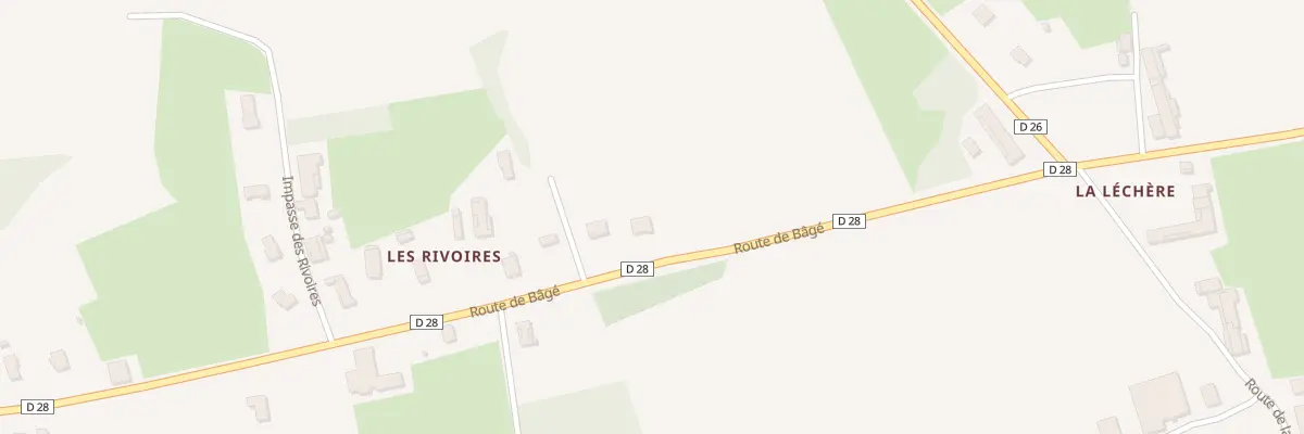 Plan du 320 Rte de Bâgé à Marsonnas