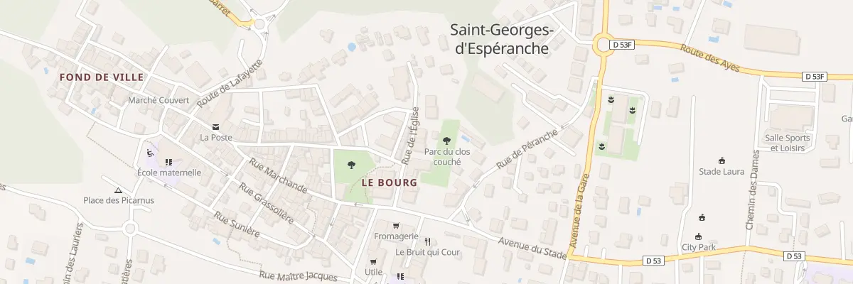 Plan du 86 Rue de l’Eglise à Saint-Georges-d’Espéranche