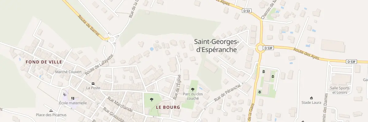 Plan du 166 Rue de l’Eglise à Saint-Georges-d’Espéranche