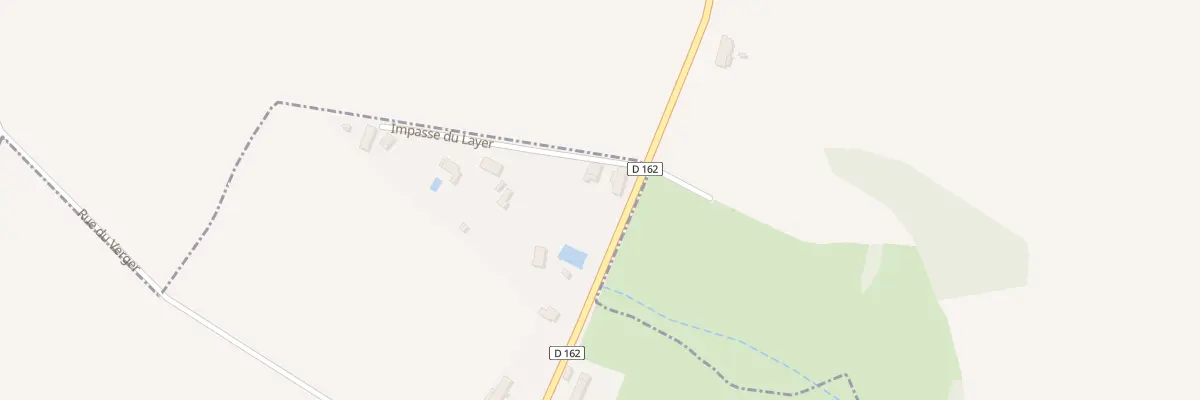 Plan du 1 Rte du Layer à Tronchy