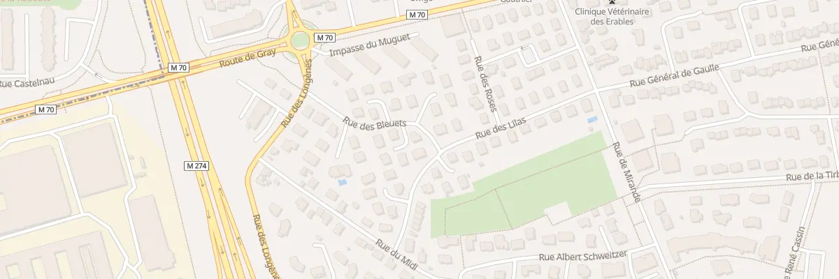 Plan du 26 Rue des Bleuets à Saint-Apollinaire