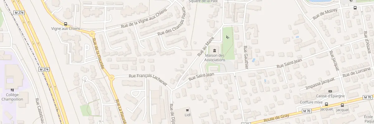 Plan du 71 Rue au Maire à Sennecey-lès-Dijon