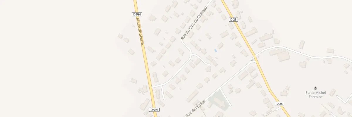 Plan du 11 Rue du Clos du Château à Corcelles-lès-Cîteaux