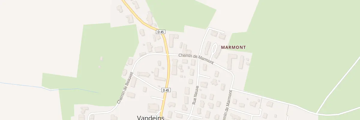Plan du 264A Rue de la Mairie à Vandeins