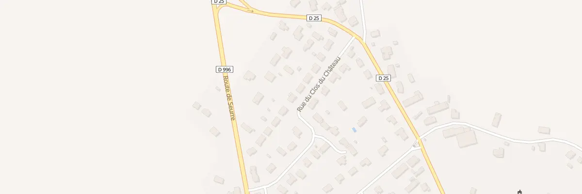 Plan du 23 Rue du Clos du Château à Corcelles-lès-Cîteaux