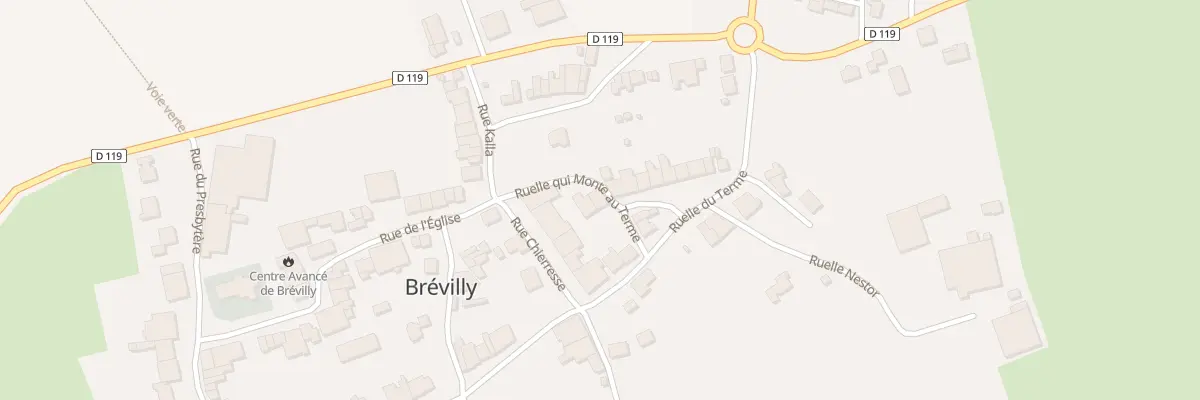 Plan du 21 Rue du Terme à Brévilly
