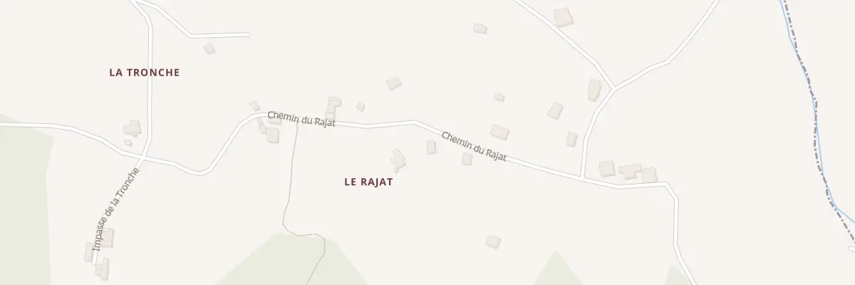 Plan du 682 Chem du Rajat à Meyssiez