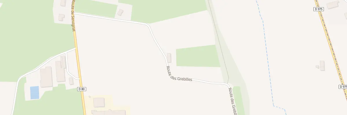 Plan du 289 Rte des Grebilles à Saint-Trivier-de-Courtes