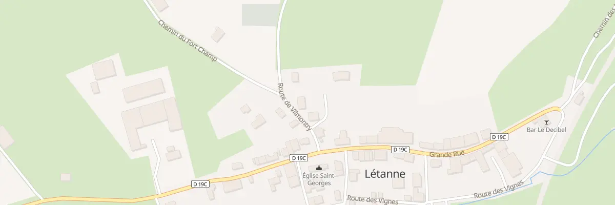 Plan du 5 Rte de Villemontry à Létanne