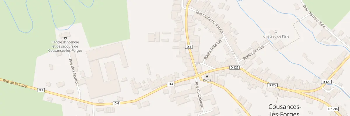 Plan du 7 Rue Andre Lebland à Cousances-les-Forges