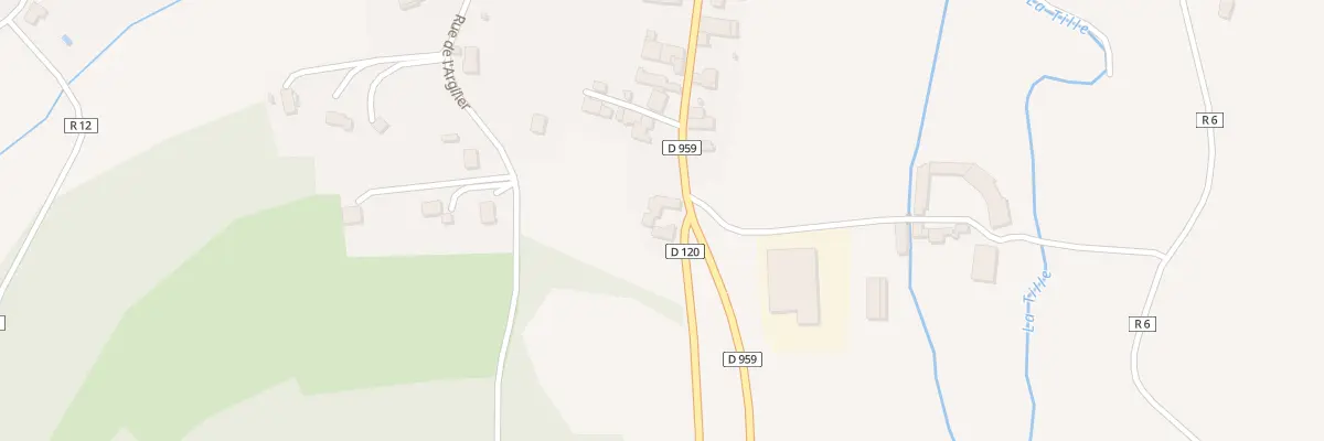 Plan du 9006 Rue de Varoux à Marey-sur-Tille