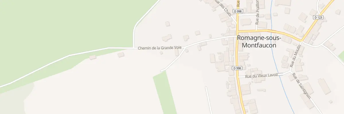 Plan du 5 Rue du Poirier Bouron à Romagne-sous-Montfaucon
