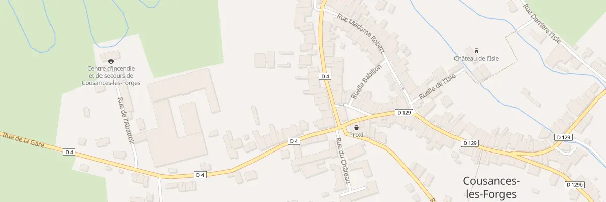 Plan du 5 Rue Andre Lebland à Cousances-les-Forges