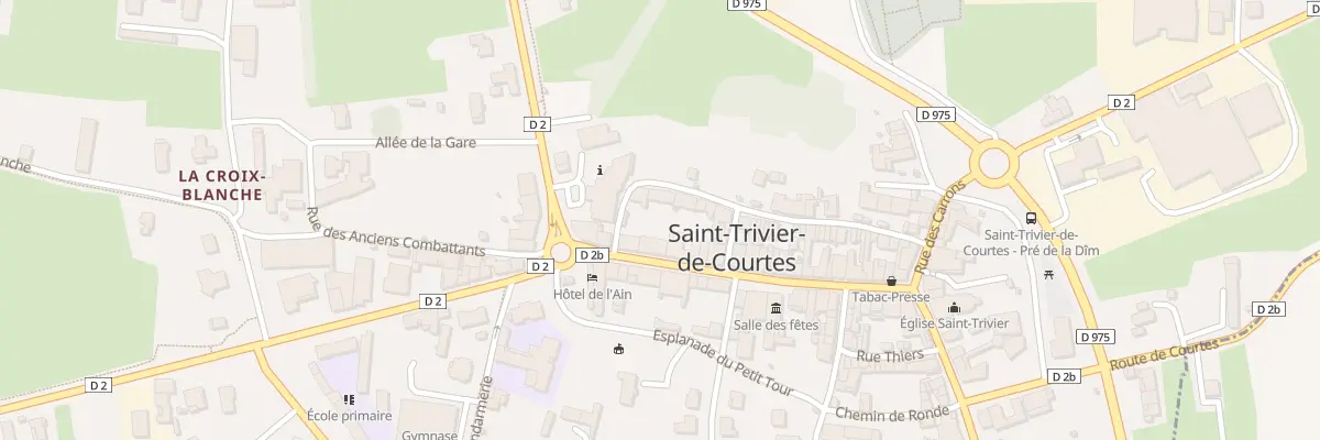Plan du 192 Gr Gde Rue à Saint-Trivier-de-Courtes