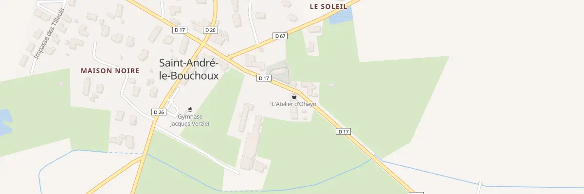 Plan du 164A Rte de Saint Paul à Saint-André-le-Bouchoux