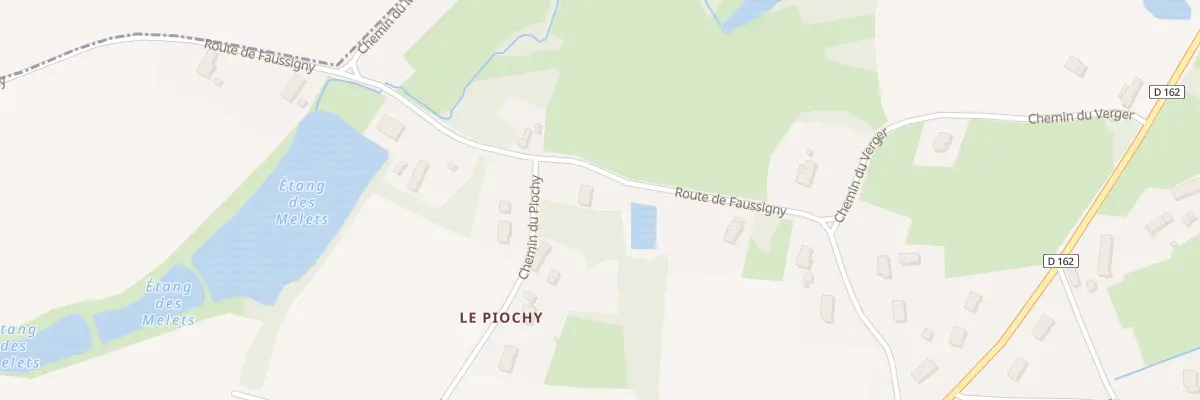 Plan du 13 Rte de Faussigny à Lessard-en-Bresse