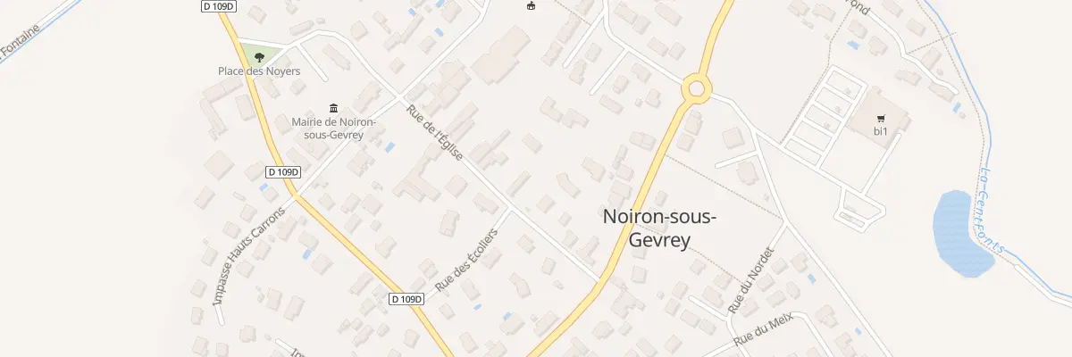 Plan du 27 Rue de l’Eglise à Noiron-sous-Gevrey