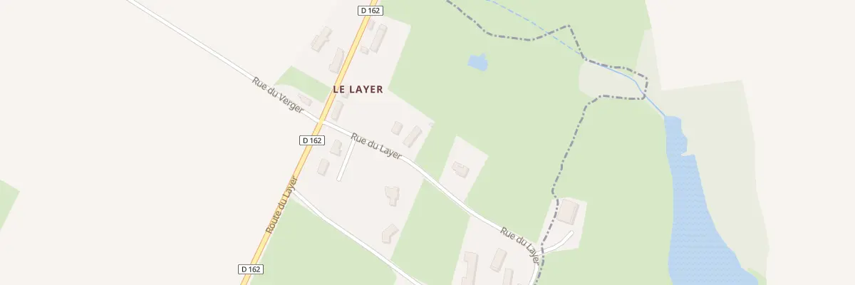Plan du 105 Rue du Layer à Tronchy