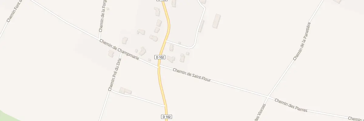 Plan du 55 Che Saint Flour à Bésayes
