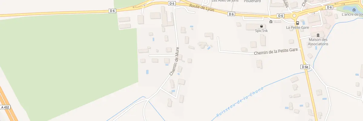 Plan du 9A Che de Mure à Jons