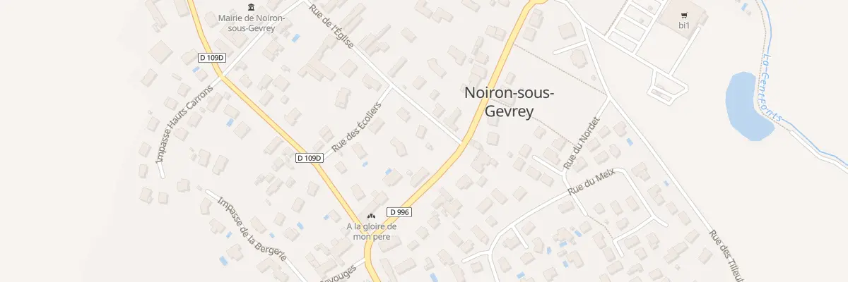 Plan du 24 Rue de l’Eglise à Noiron-sous-Gevrey