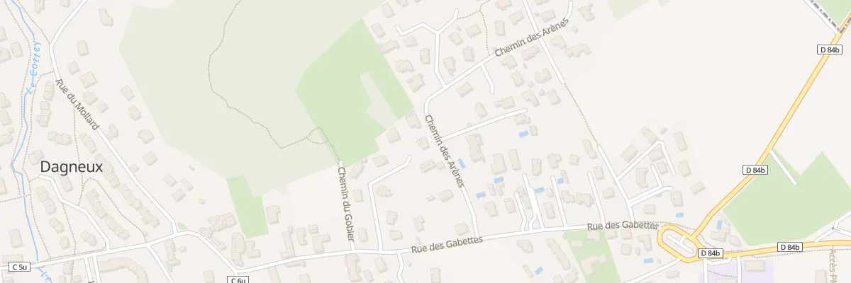 Plan du 145C Rue des Gabettes à Dagneux
