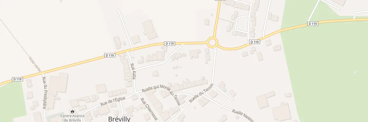 Plan du 3 Rue Kalla à Brévilly