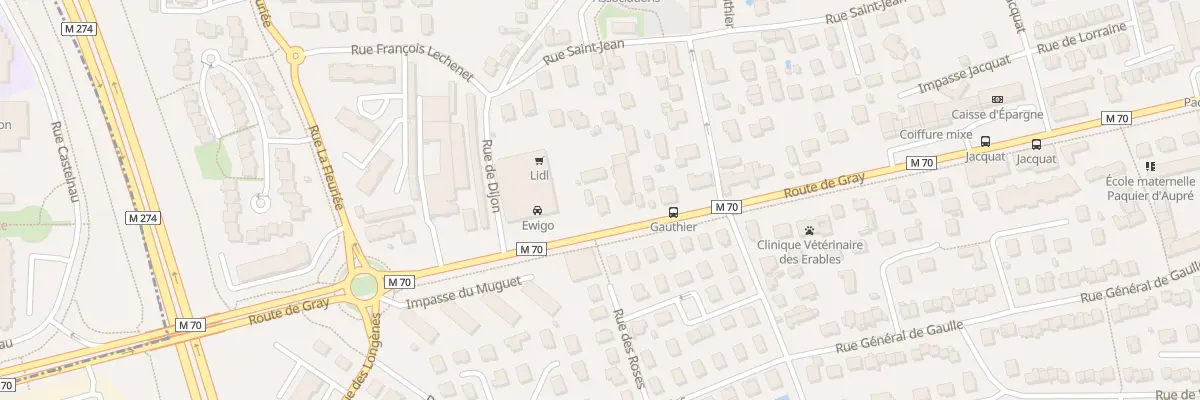 Plan du 327 Crs de Gray à Saint-Apollinaire