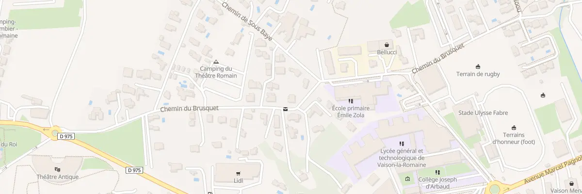 Plan du 335 Che du Brusquet à Vaison-la-Romaine