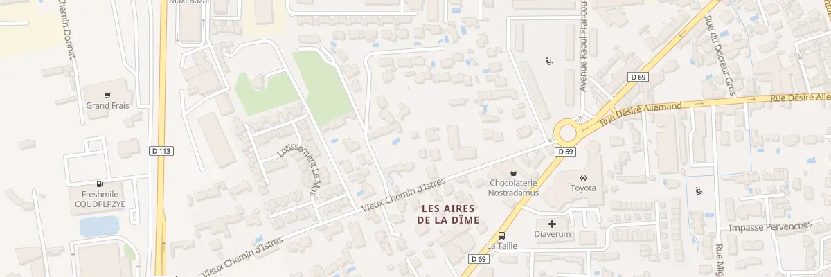 Plan du 150A Vieux Che d’Istres à Salon-de-Provence