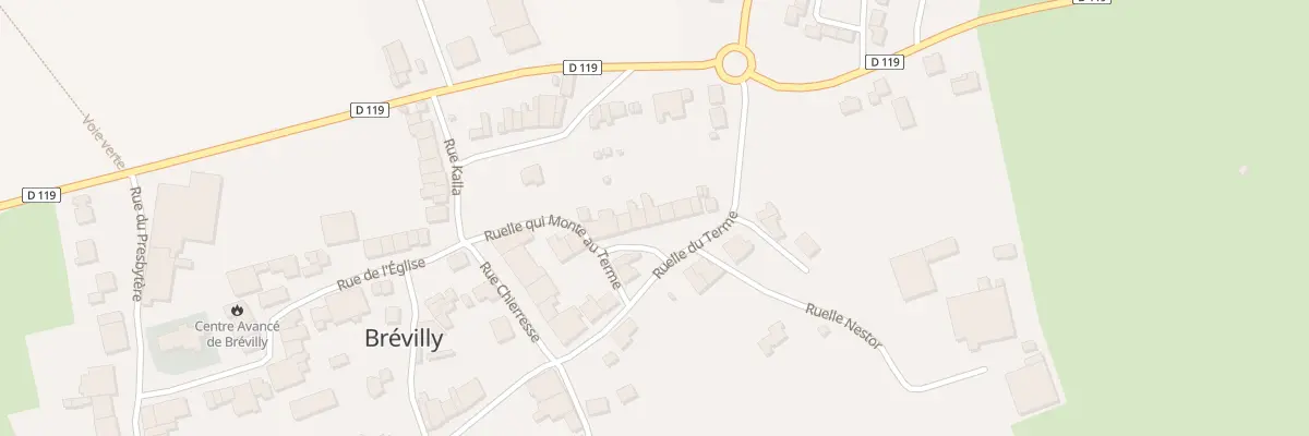 Plan du 13 Rue du Terme à Brévilly