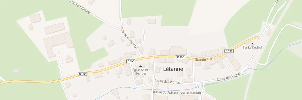 Plan du 5004 Grande Rue à Mouzon